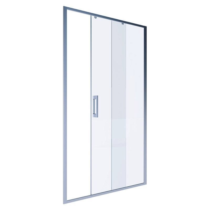 Душевая дверь в нишу Alex Baitler AB61C110 110 см, профиль сатин , стекло прозрачное