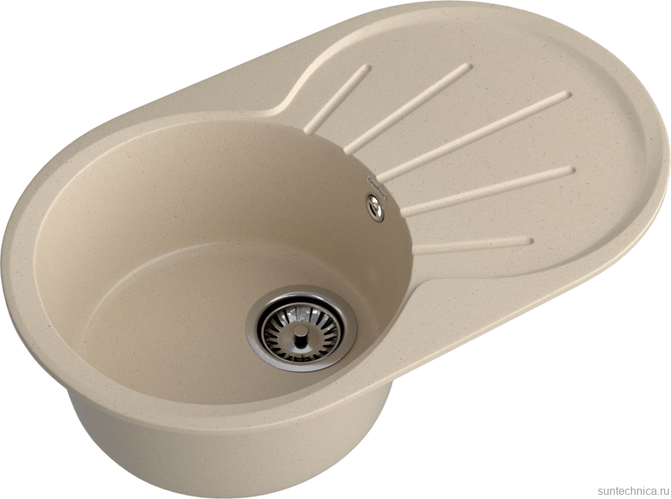 Мойка кухонная GranFest Rondo R-750L кашемир