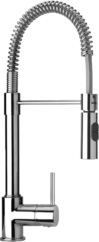 Смеситель для кухни Paini Cox 78CR557PEKM с гибким изливом