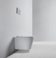 Унитаз подвесной BOND Oval F03-10 безободковый, с микролифтом