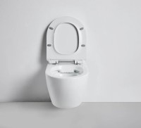 Унитаз подвесной BOND Oval F03-10 безободковый, с микролифтом