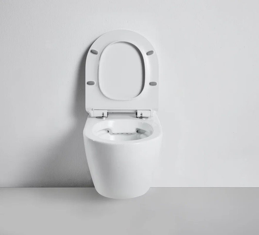 Унитаз подвесной BOND Oval F03-10 безободковый, с микролифтом