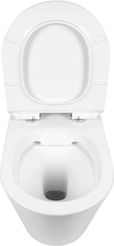 Унитаз подвесной BOND Oval F03-10 безободковый, с микролифтом