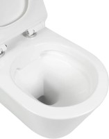 Унитаз подвесной BOND Oval F03-10 безободковый, с микролифтом
