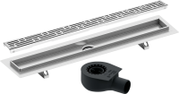 Душевой трап (лоток) TECE Drainline TECEdrainline 80 см с решеткой и сифоном