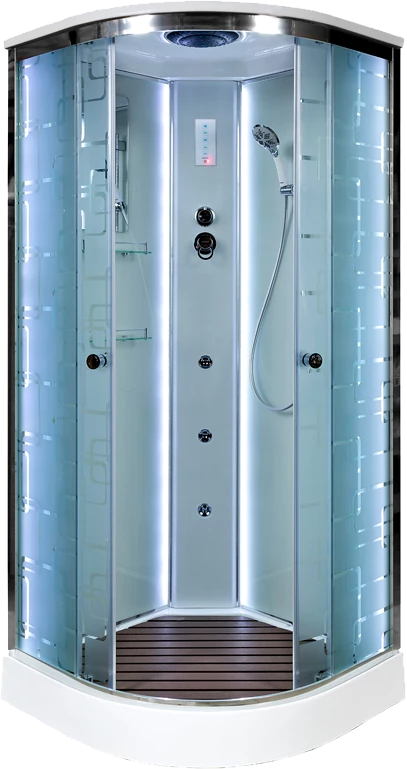 Душевая кабина DTO EM 1590LED+GM