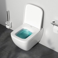Унитаз подвесной AM.PM Gem C901701SC безободковый, с микролифтом