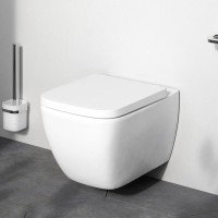 Унитаз подвесной AM.PM Gem C901701SC безободковый, с микролифтом