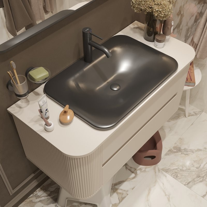 Смеситель для раковины Kludi Bozz 382823976 черный
