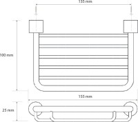 Мыльница Bemeta Cytro 146208132 Мыльница Bemeta Cytro 146208132