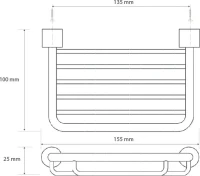 Мыльница Bemeta Cytro 146208132 Мыльница Bemeta Cytro 146208132