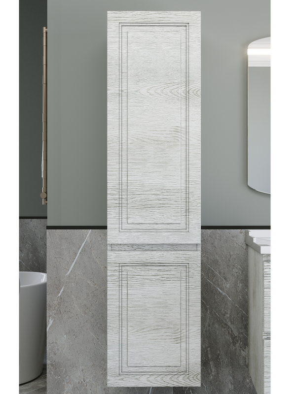 Шкаф-пенал для ванной Caprigo Wales 40 L белый клен