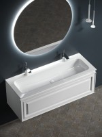 Мебель для ванной комнаты Sancos Very 120 bianco, раковина CN7016