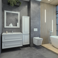 Мебель для ванной комнаты Caprigo Ponza 90 белая Мебель для ванной комнаты Caprigo Ponza 90 белая