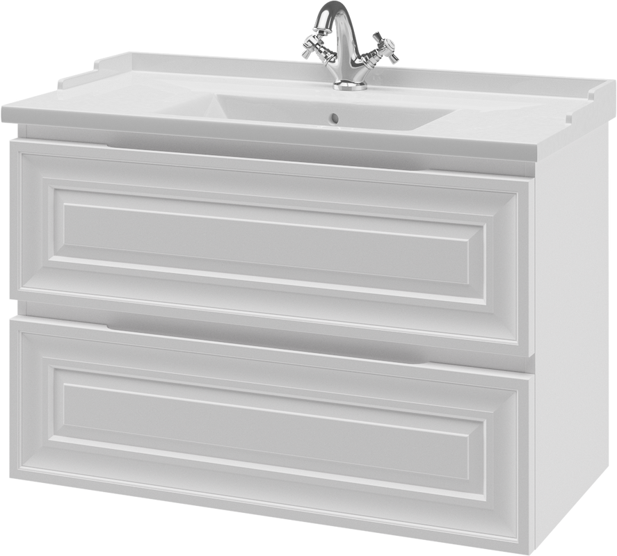 Мебель для ванной комнаты Caprigo Ponza 90 белая