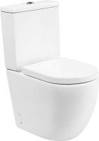 Унитаз-компакт напольный BelBagno Amanda BB051CPR безободковый, крышка BB865SC с микролифтом, бачок BB051T