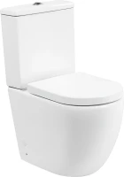 Унитаз-компакт напольный BelBagno Amanda BB051CPR безободковый, крышка BB865SC с микролифтом, бачок BB051T