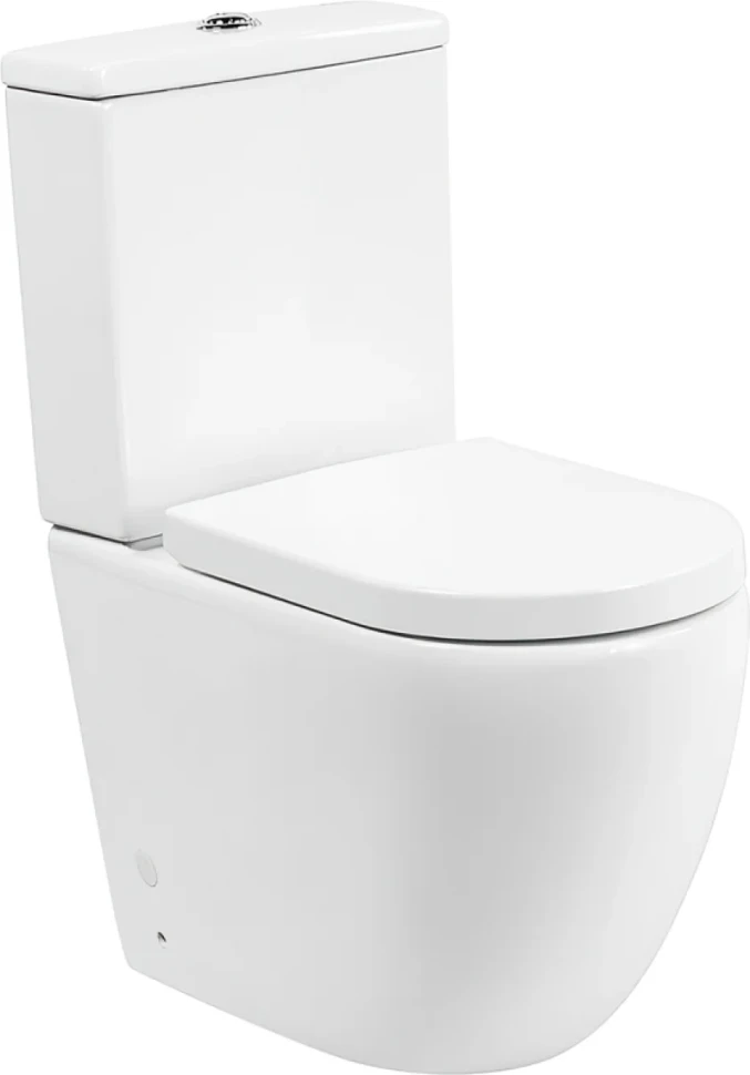 Унитаз-компакт напольный BelBagno Amanda BB051CPR безободковый, крышка BB865SC с микролифтом, бачок BB051T