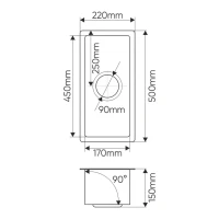 Мойка кухонная Melana ProfLine R2250H сатин Мойка кухонная Melana ProfLine R2250H сатин