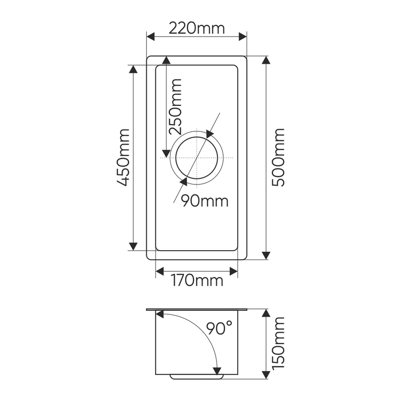 Мойка кухонная Melana ProfLine R2250H сатин
