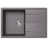 Мойка кухонная Abber Quarz AQ2904G матовая серая Мойка кухонная Abber Quarz AQ2904G матовая серая