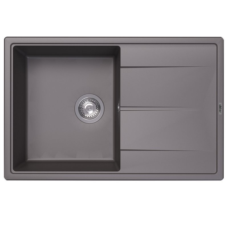Мойка кухонная Abber Quarz AQ2904G матовая серая