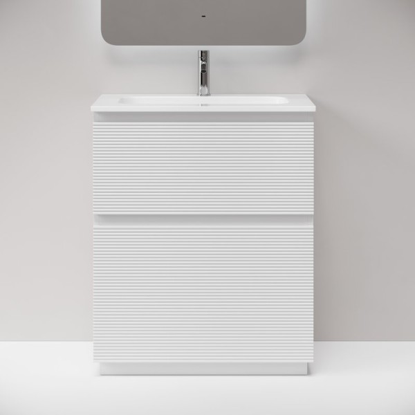 Тумба с раковиной Sancos Folk Floor 70 напольная, bianco, раковина CN7031