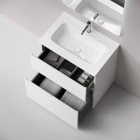 Тумба с раковиной Sancos Folk Floor 70 напольная, bianco, раковина CN7031