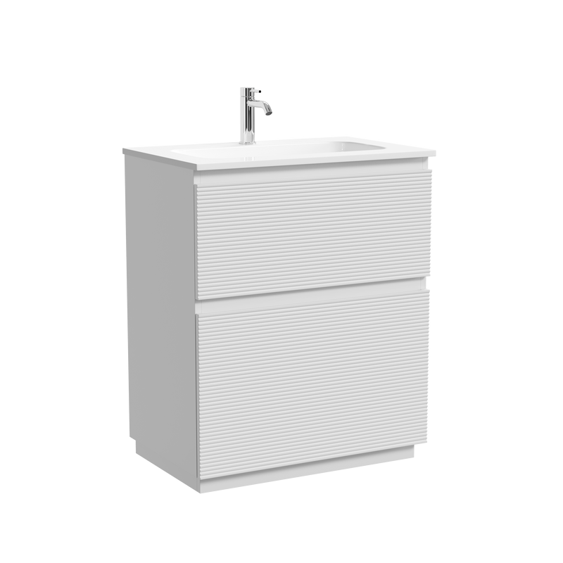 Тумба с раковиной Sancos Folk Floor 70 напольная, bianco, раковина CN7031