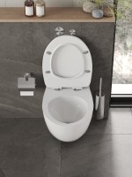 Унитаз подвесной Orange C07 C07-150W безободковый, с микролифтом