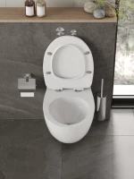Унитаз подвесной Orange C07 C07-150W безободковый, с микролифтом