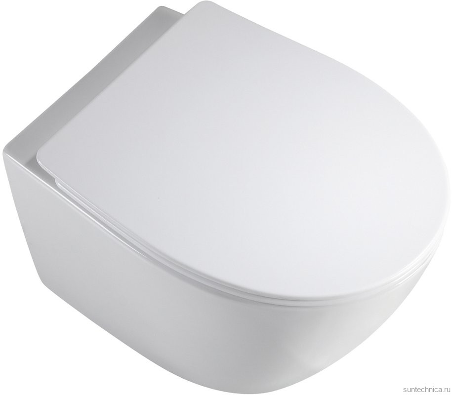 Унитаз подвесной Orange C07 C07-150W безободковый, с микролифтом