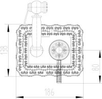 Гигиенический душ Zorg A 116 BD BR со смесителем, С ВНУТРЕННЕЙ ЧАСТЬЮ
