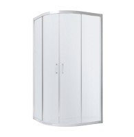 Душевой уголок Vegas Glass ZS Novo 120 01 10 профиль белый, стекло сатин