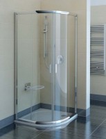 Душевой уголок Ravak Blix BLCP4-80 Transparent, профиль блестящий