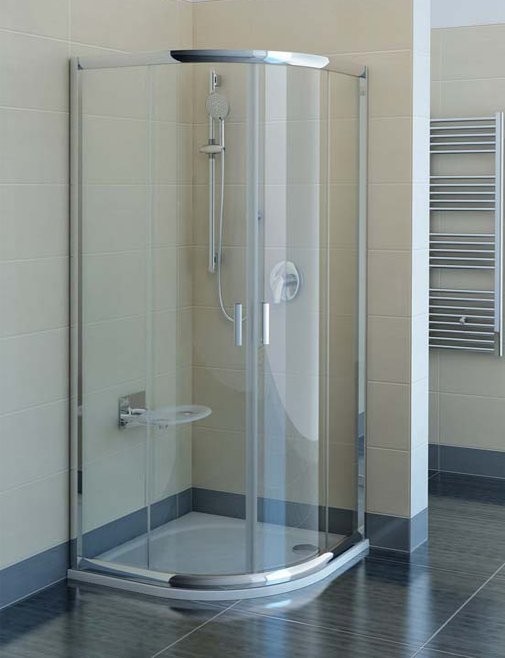 Душевой уголок Ravak Blix BLCP4-80 Transparent, профиль блестящий