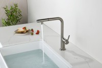Смеситель для кухни AQUAme Cucina с выдвижным изливом AQM9903BN