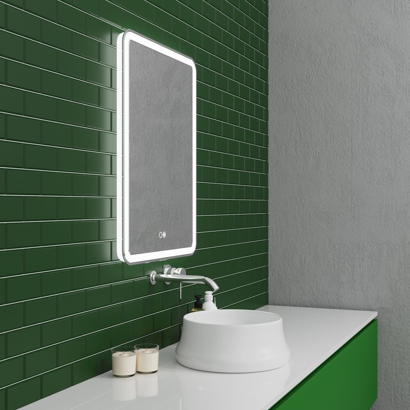 Зеркало Grossman Leo 70 с подсветкой, с антизапотевателем