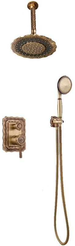 Душевой комплект Bronze de Luxe Windsor 10138/1DF С ВНУТРЕННЕЙ ЧАСТЬЮ