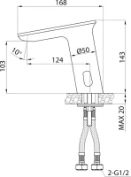 Смеситель для раковины IDDIS Pulse PULSBS2i86 сенсорный Смеситель для раковины IDDIS Pulse PULSBS2i86 сенсорный