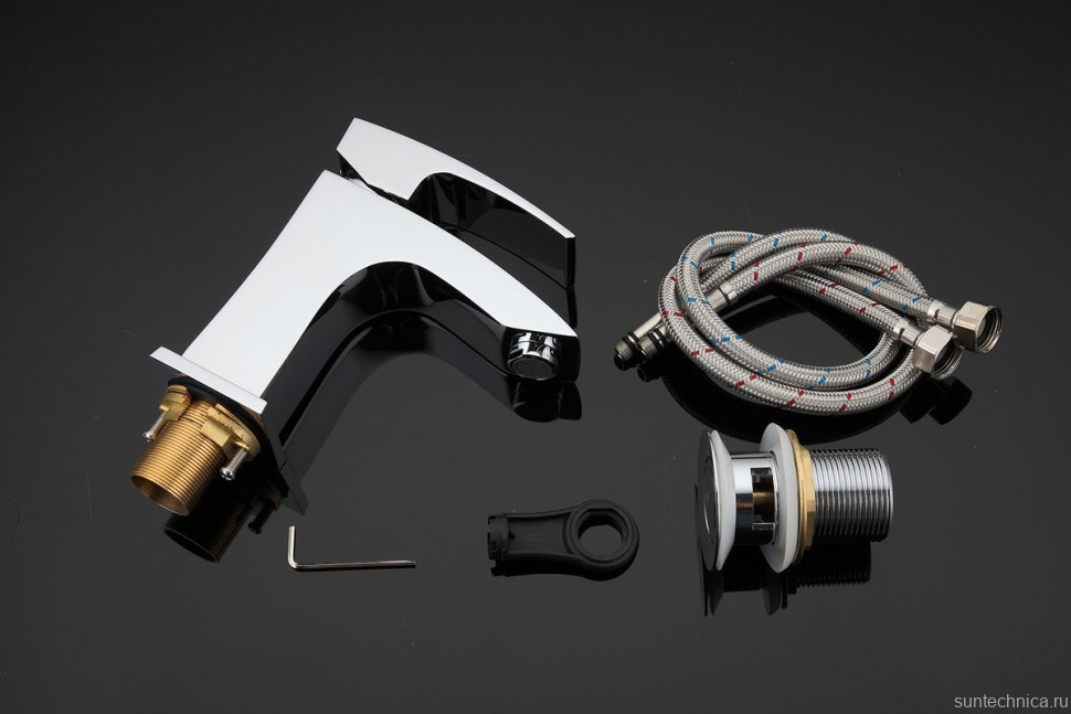 Смеситель для раковины Gappo G07 G1007 хром