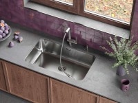 Комплект Мойка Omoikiri Omi 76-U/I-IN нержавеющая сталь + Измельчитель Nagare slim 500