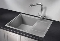 Мойка кухонная Granula 6503, алюминиум