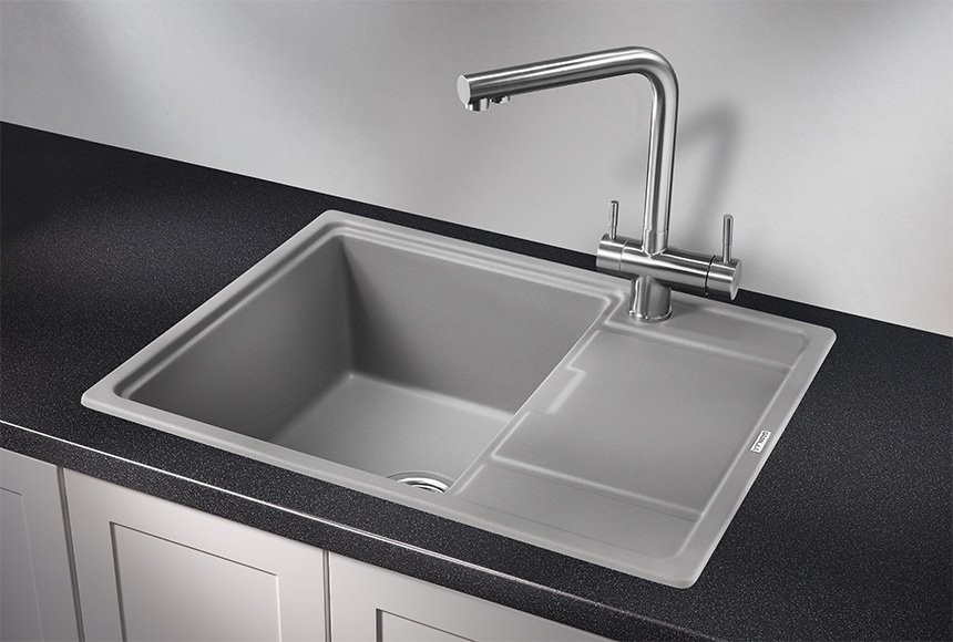 Мойка кухонная Granula 6503, алюминиум