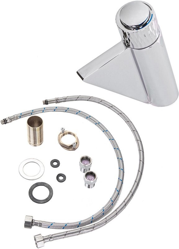 Смеситель для раковины Orange Push M01-921cr хром