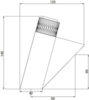 Смеситель для раковины Orange Push M01-921cr хром