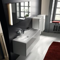 Тумба с раковиной Keuco Royal Reflex 100 белая