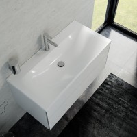 Тумба с раковиной Keuco Royal Reflex 100 белая
