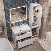 Тумба под раковину SanStar Riana 80 напольная, белая