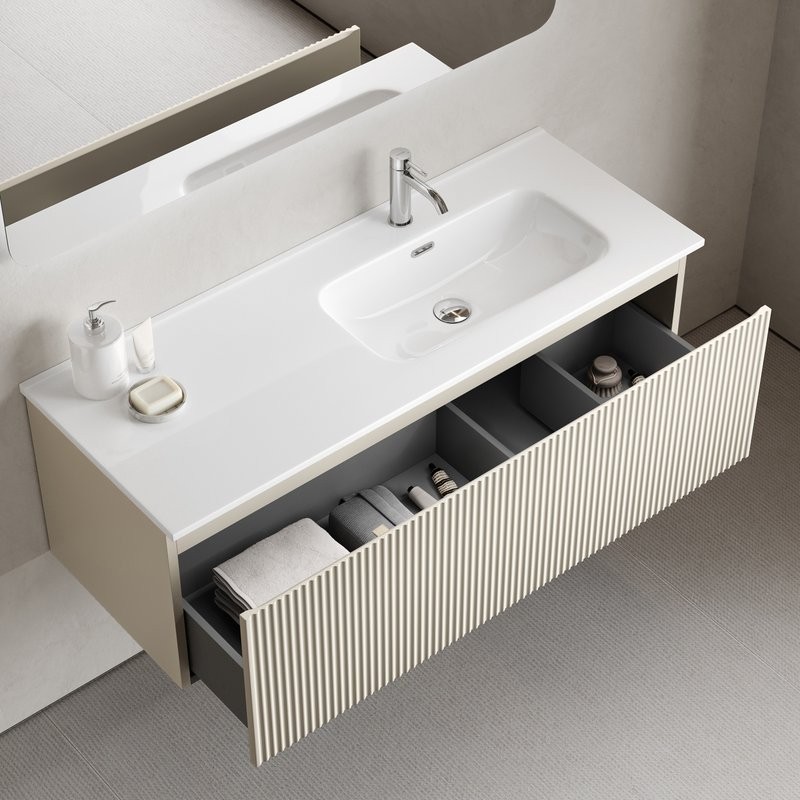 Мебель для ванной комнаты Sancos Snob R 1.0 120, R beige soft